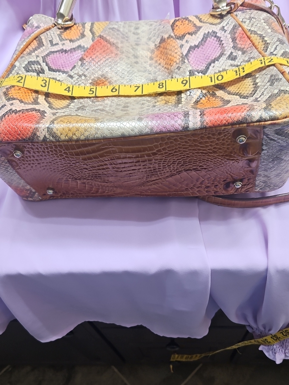 Brahmin Women's Multicolor Snake-Print Ruby - Picture 8 of 9